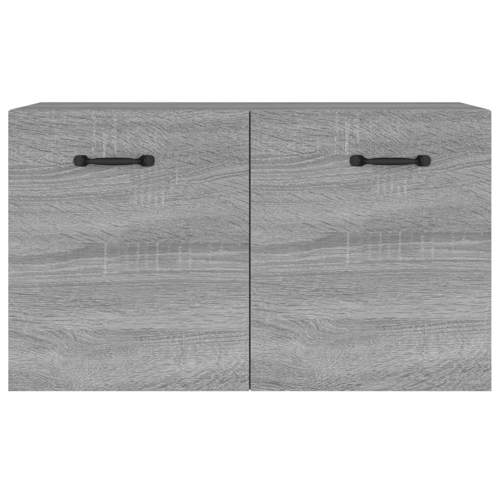 Wandkast 60X36,5X35 Cm Bewerkt Hout Grijs Sonoma Eikenkleurig - Design Meubelz