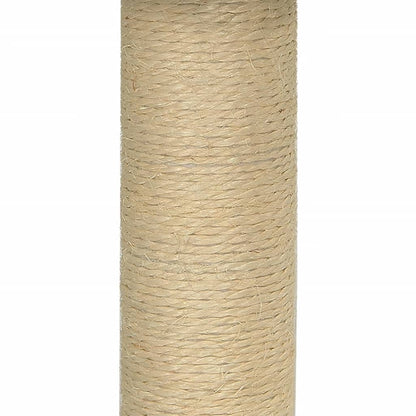 Kattenmeubel Met Sisal Krabpaal 74 Cm Lichtgrijs Lichtgrijs - Design Meubelz