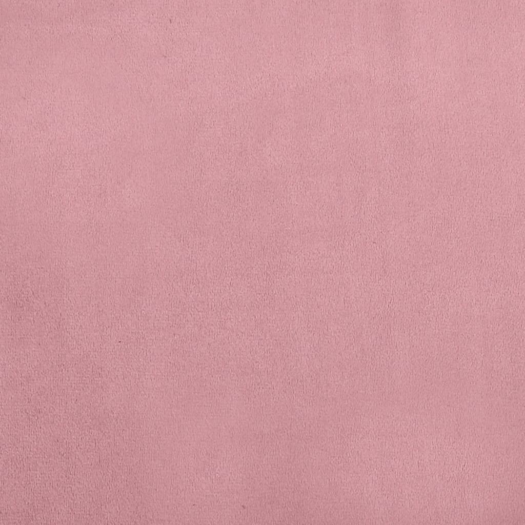 Hondenmand 70X45X30 Cm Fluweel Roze Roze - Design Meubelz