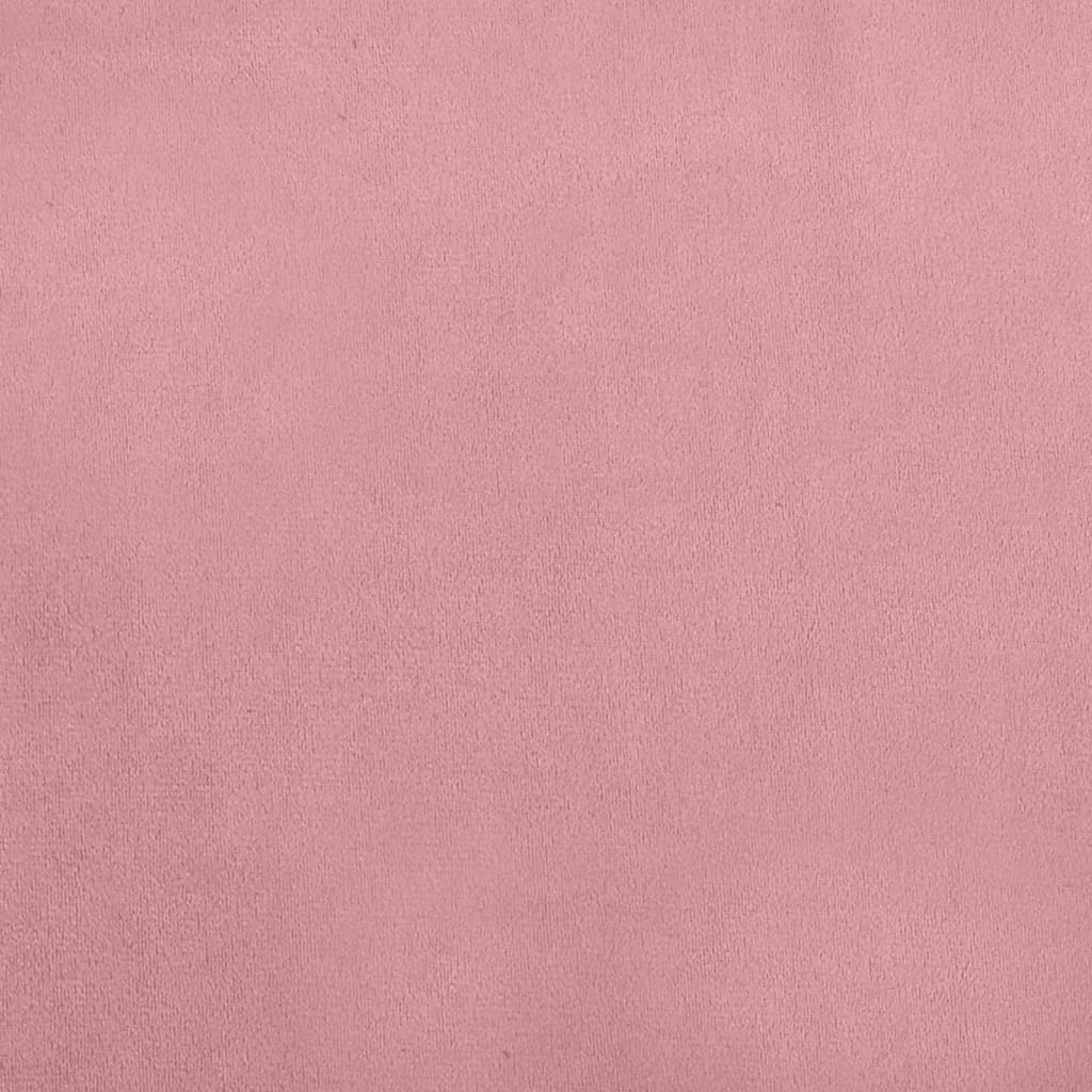 Hondenmand 100X54X33 Cm Fluweel Roze Roze - Design Meubelz