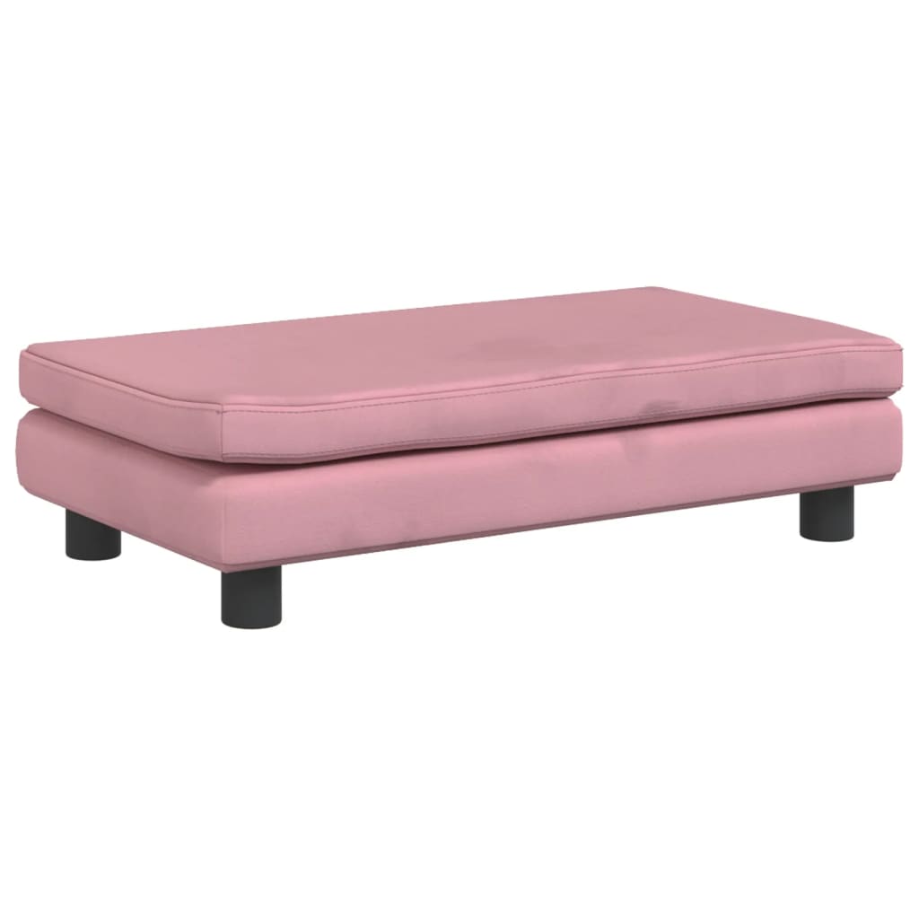 Hondenmand Met Verlengstuk 100X50X30 Cm Fluweel Roze Roze - Design Meubelz