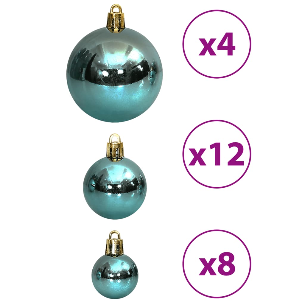 Kerstballen 100 St 3/4/6 Cm Groen Groen - Design Meubelz