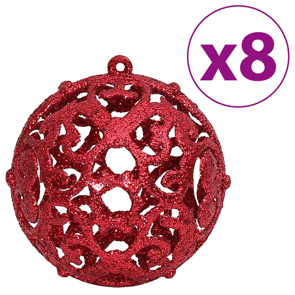 Kerstballen 100 St 3/4/6 Cm Wijnrood Wijnrood - Design Meubelz