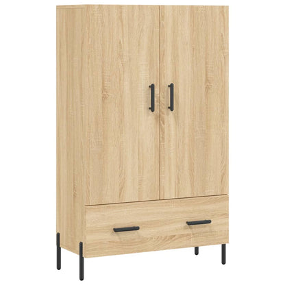 Hoge Kast 69,5X31X115 Cm Bewerkt Hout Sonoma Eikenkleurig - Design Meubelz