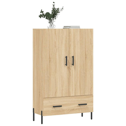 Hoge Kast 69,5X31X115 Cm Bewerkt Hout Sonoma Eikenkleurig - Design Meubelz