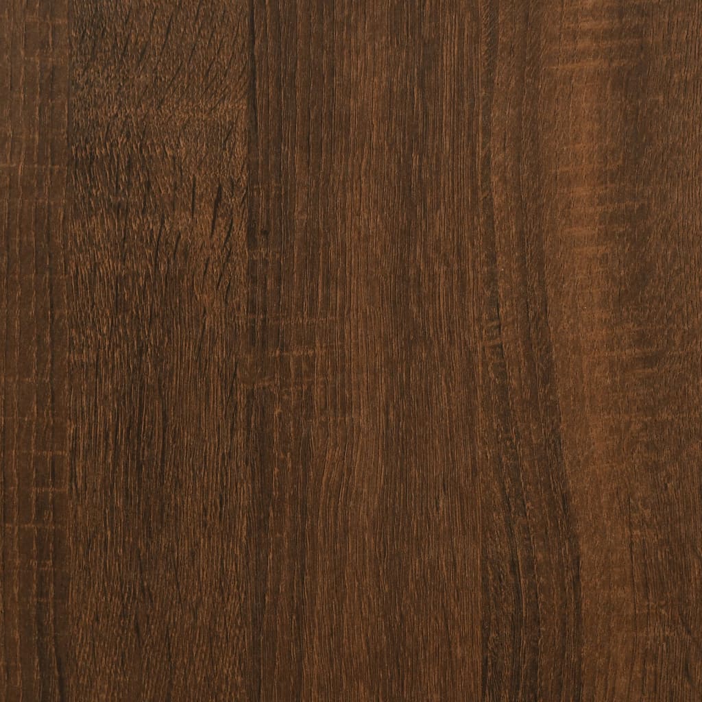 Tv-Meubel 80X36X50 Cm Bewerkt Hout Bruineikenkleurig Bruineiken - Design Meubelz