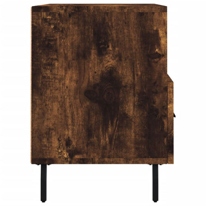 Tv-Meubel 80X36X50 Cm Bewerkt Hout Gerookt Eikenkleurig Gerookt eiken - Design Meubelz