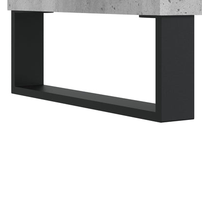 Tv-Meubel 80X36X50 Cm Bewerkt Hout Betongrijs Betongrijs - Design Meubelz