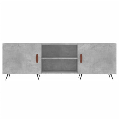 Tv-Meubel 150X30X50 Cm Bewerkt Hout Betongrijs Betongrijs - Design Meubelz