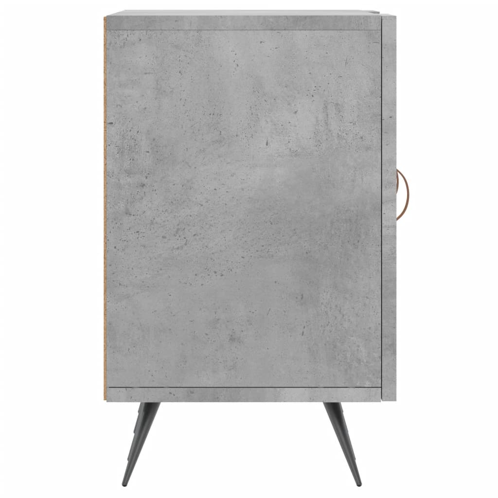 Tv-Meubel 150X30X50 Cm Bewerkt Hout Betongrijs Betongrijs - Design Meubelz