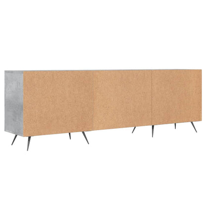 Tv-Meubel 150X30X50 Cm Bewerkt Hout Betongrijs Betongrijs - Design Meubelz