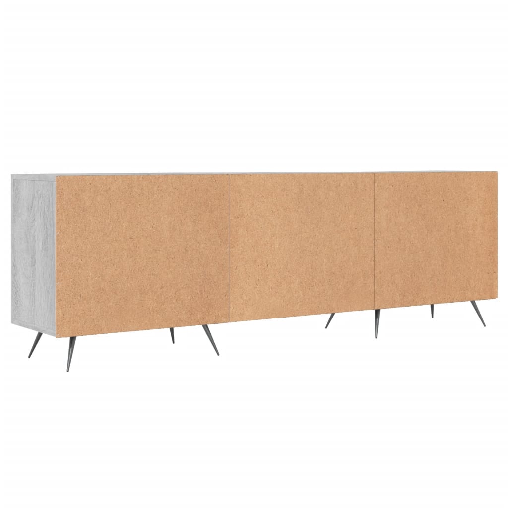 Tv-Meubel 150X30X50 Cm Bewerkt Hout Grijs Sonoma Eikenkleurig Grijs sonoma - Design Meubelz