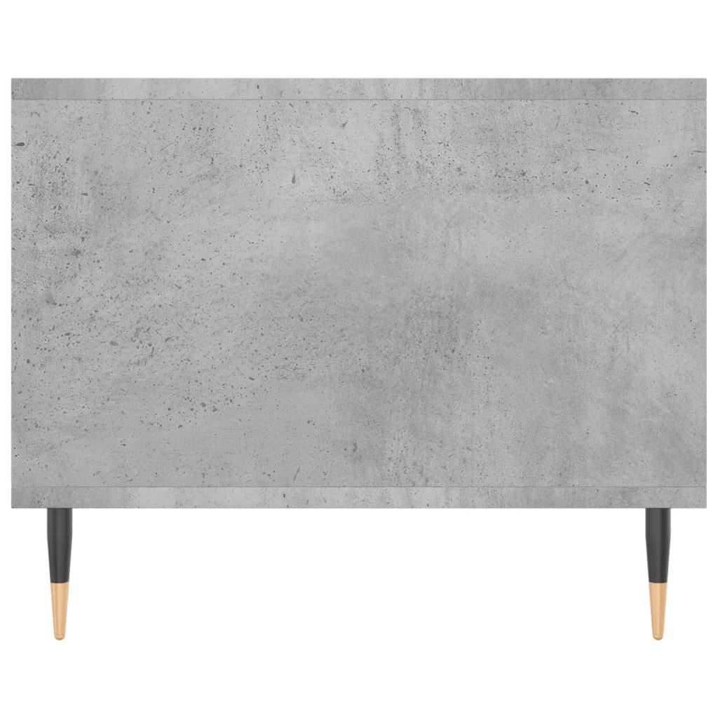 Salontafel 102X50X40 Cm Bewerkt Hout Betongrijs - Design Meubelz