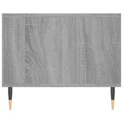 Salontafel 102X50X40 Cm Bewerkt Hout Grijs Sonoma Eikenkleurig - Design Meubelz