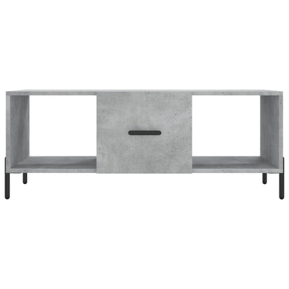 Salontafel 102X50X40 Cm Bewerkt Hout Betongrijs - Design Meubelz