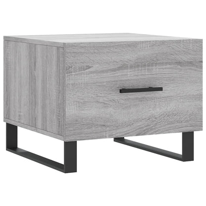 Salontafel 50X50X40 Cm Bewerkt Hout Grijs Sonoma Eiken - Design Meubelz