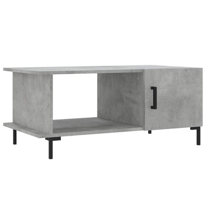 Salontafel 90X50X40 Cm Bewerkt Hout Betongrijs - Design Meubelz