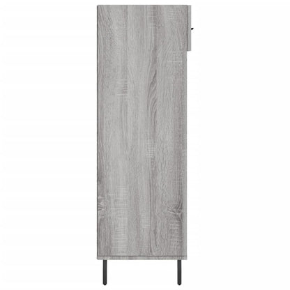 Schoenenkast 60X35X105 Cm Bewerkt Hout Grijs Sonoma Eikenkleur - Design Meubelz