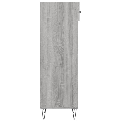 Schoenenkast 30X35X105 Cm Bewerkt Hout Grijs Sonoma Eikenkleur - Design Meubelz