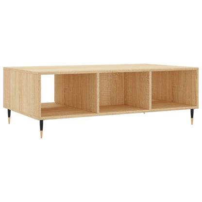 Salontafel 104X60X35 Cm Bewerkt Hout Sonoma Eikenkleurig - Design Meubelz