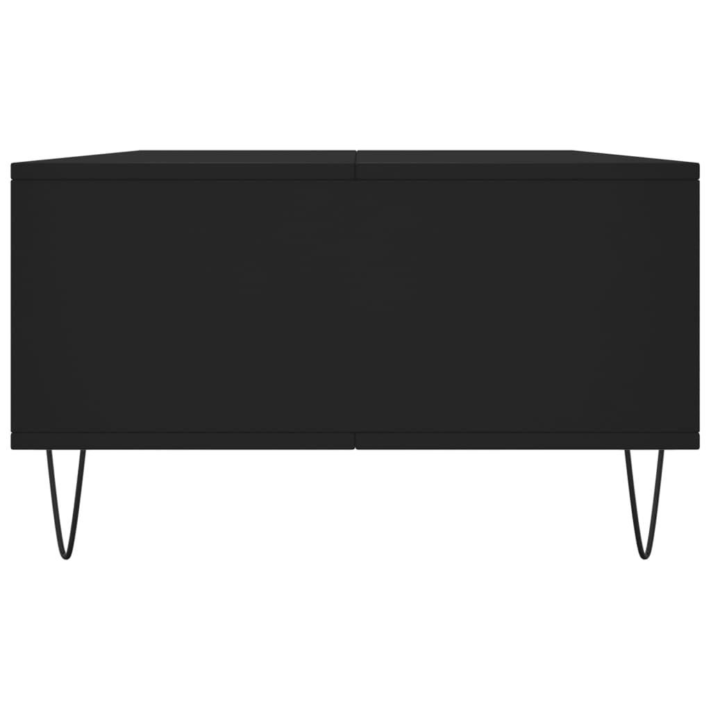 Salontafel 104X60X35 Cm Bewerkt Hout Zwart - Design Meubelz