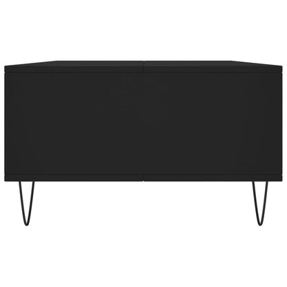 Salontafel 104X60X35 Cm Bewerkt Hout Zwart - Design Meubelz