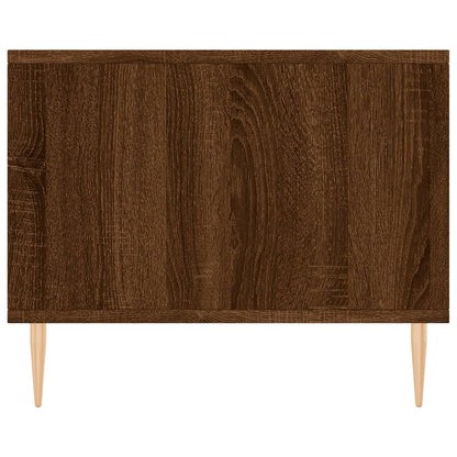 Salontafel 90X50X40 Cm Bewerkt Hout Bruineikenkleurig - Design Meubelz