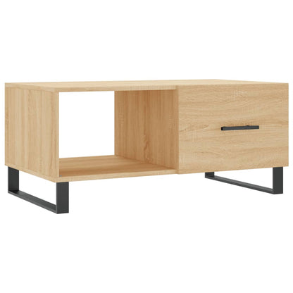 Salontafel 90X50X40 Cm Bewerkt Hout Sonoma Eikenkleurig - Design Meubelz