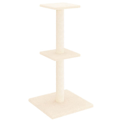 Kattenmeubel Met Sisal Krabpalen 73 Cm Crèmekleurig crème - Design Meubelz