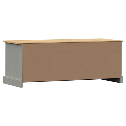 Tv-Meubel Vigo 106X40X40 Cm Massief Grenenhout Grijs - Design Meubelz