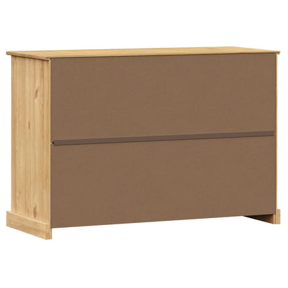 Dressoir Met Lades Vigo 113X40X75 Cm Massief Grenenhout - Design Meubelz