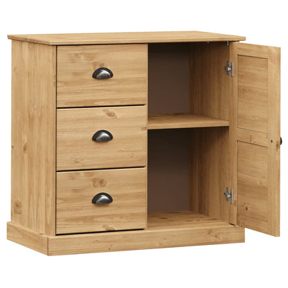 Dressoir Met Lades Vigo 78X40X75 Cm Massief Grenenhout - Design Meubelz