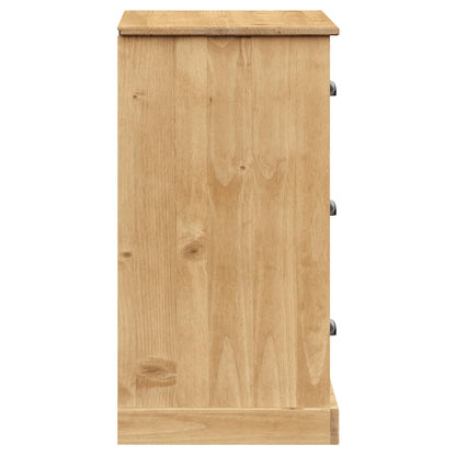 Dressoir Met Lades Vigo 78X40X75 Cm Massief Grenenhout - Design Meubelz