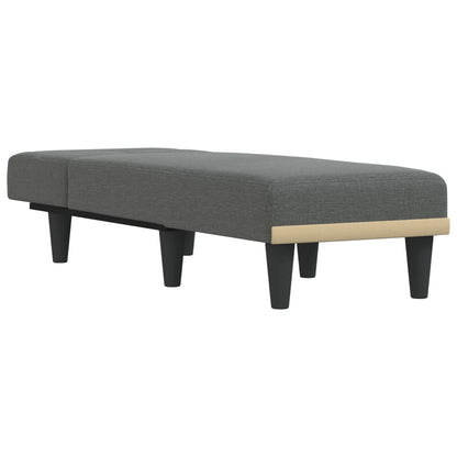 Chaise Longue Stof Donkergrijs - Design Meubelz