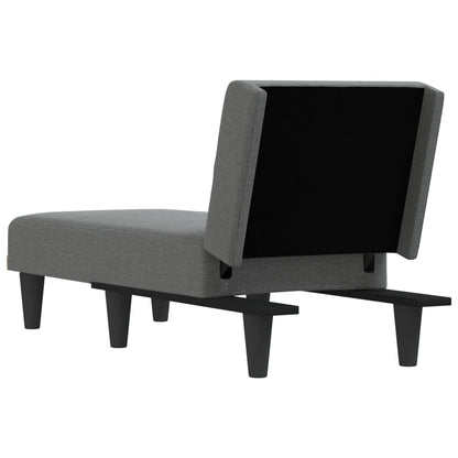 Chaise Longue Stof Donkergrijs - Design Meubelz