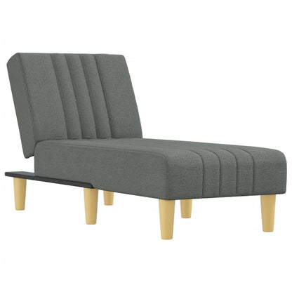 Chaise Longue Stof Donkergrijs - Design Meubelz