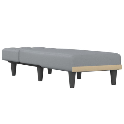 Chaise Longue Stof Lichtgrijs - Design Meubelz