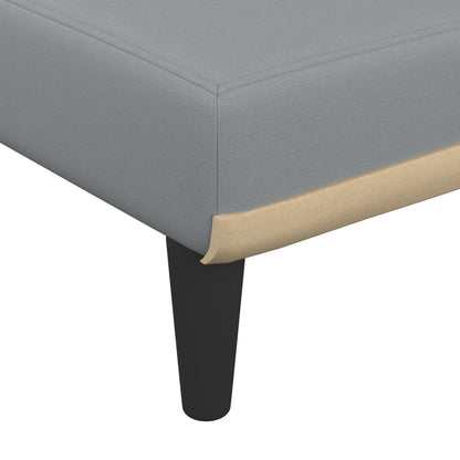 Chaise Longue Stof Lichtgrijs - Design Meubelz