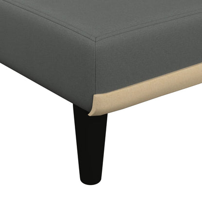 Chaise Longue Stof Donkergrijs - Design Meubelz