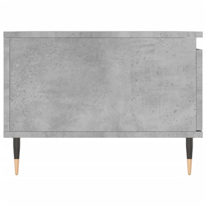 Salontafel 90X50X36,5 Cm Bewerkt Hout Betongrijs - Design Meubelz