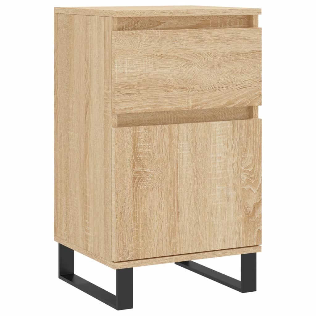 Dressoir 40X35X70 Cm Bewerkt Hout Sonoma Eikenkleurig - Design Meubelz