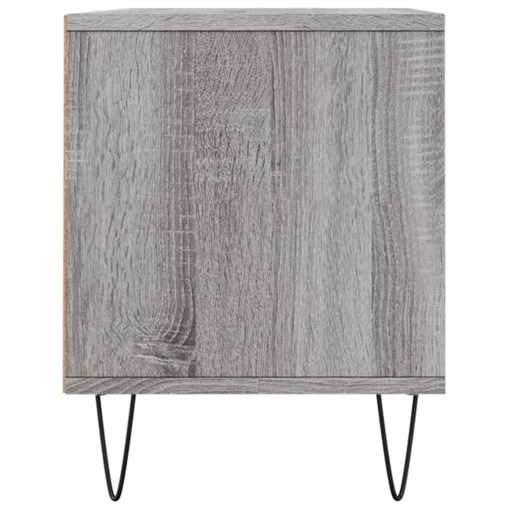 Tv-Meubel 100X34,5X44,5 Cm Bewerkt Hout Grijs Sonoma Eikenkleur Grijs sonoma - Design Meubelz