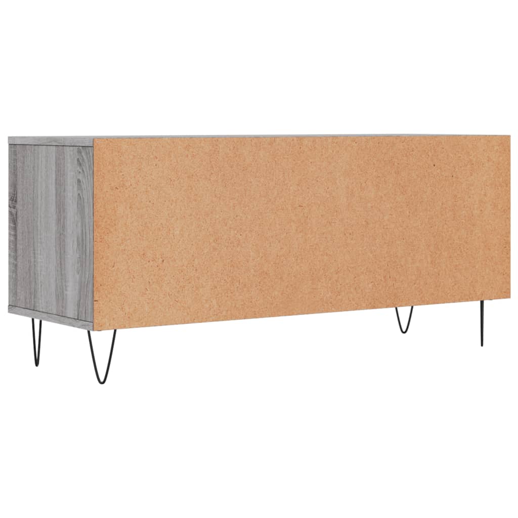 Tv-Meubel 100X34,5X44,5 Cm Bewerkt Hout Grijs Sonoma Eikenkleur Grijs sonoma - Design Meubelz