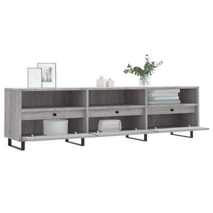 Tv-Meubel 150X30X44,5 Cm Bewerkt Hout Grijs Sonoma Eikenkleurig Grijs sonoma - Design Meubelz