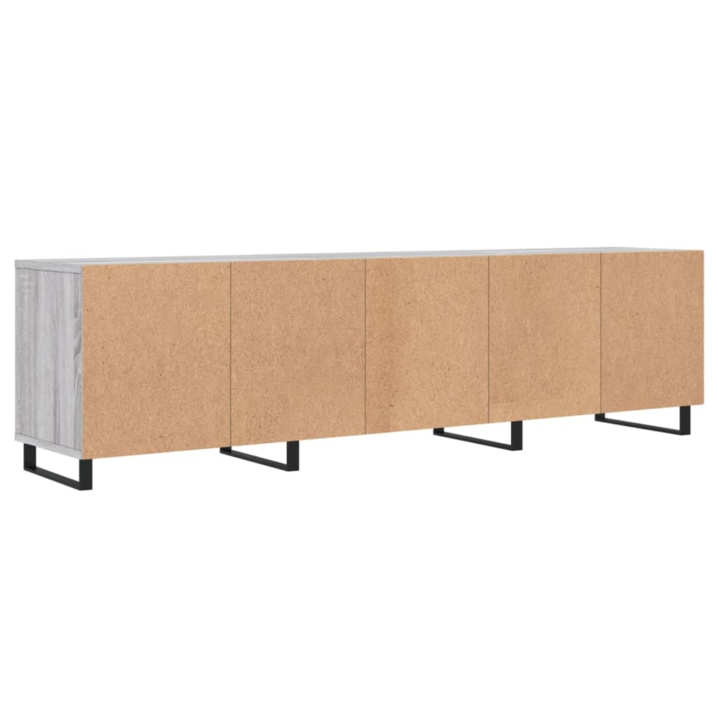 Tv-Meubel 150X30X44,5 Cm Bewerkt Hout Grijs Sonoma Eikenkleurig Grijs sonoma - Design Meubelz