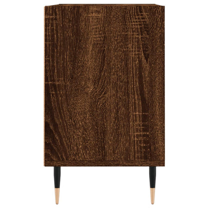 Tv-Meubel 69,5X30X50 Cm Bewerkt Hout Bruineikenkleurig Bruineiken - Design Meubelz