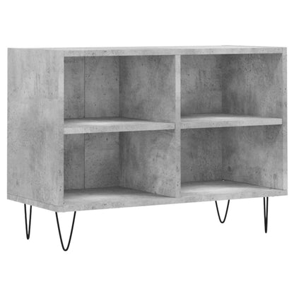 Tv-Meubel 69,5X30X50 Cm Bewerkt Hout Betongrijs Betongrijs - Design Meubelz