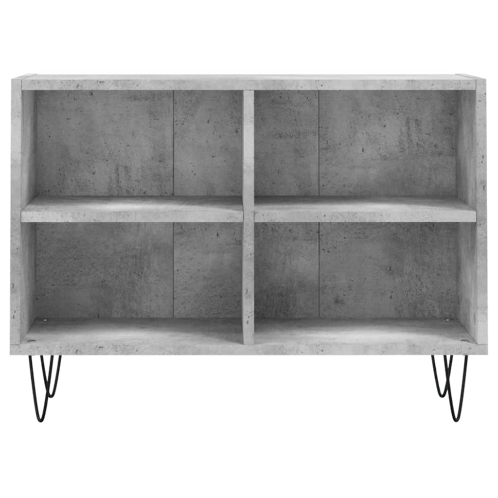 Tv-Meubel 69,5X30X50 Cm Bewerkt Hout Betongrijs Betongrijs - Design Meubelz