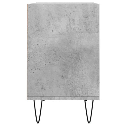 Tv-Meubel 69,5X30X50 Cm Bewerkt Hout Betongrijs Betongrijs - Design Meubelz