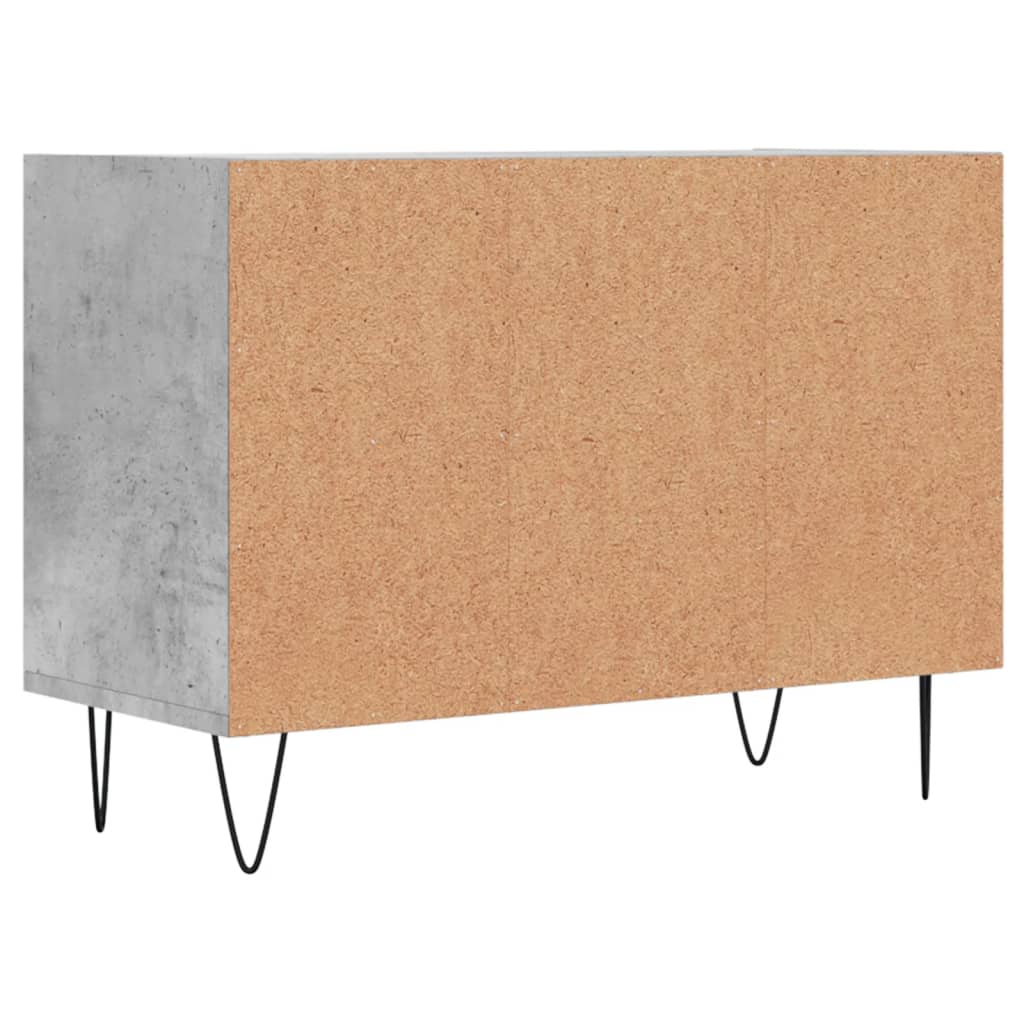 Tv-Meubel 69,5X30X50 Cm Bewerkt Hout Betongrijs Betongrijs - Design Meubelz